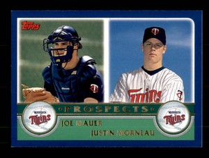 2003 Topps - Prospects Joe Mauer, Justin Morneau #680 Rookie Card