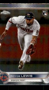 2022 Topps Chrome Royce Lewis Rookie Card