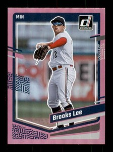 2023 Donruss Brooks Lee Pink Parallel Rookie Card