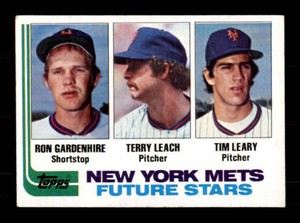1982 Topps New York Mets Future Stars Ron Gardenhire Rookie Card