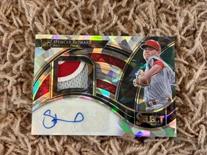 2021 Panini Select - Rookie Jersey Autographs Spencer Howard #RJA-SP Holo Prizm 199 (AU, MEM, RC)