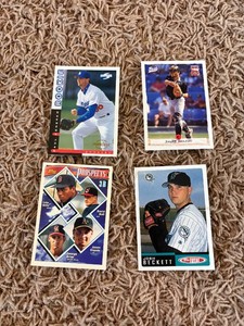 Baseball Star Rookie Card Lot 4 Great Rookie Cards Paul Konerko, Josh Beckett, Jason Giambi, Jason Kendall