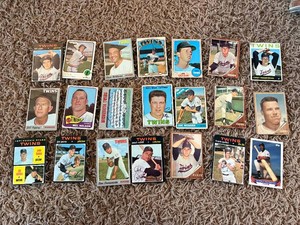 Minnesota Twins Vintage Baseball Card Lot, 1960s, 1970s and Baseball Stars Kirby Puckett