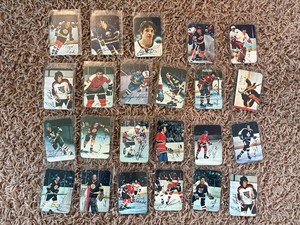NHL Topps Glossy Card Lot, Stars and Hall of Famers Included Vintage Topps