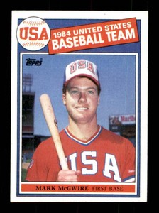 1985 Topps Mark McGwire Rookie Card#401 Home Run King
