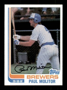1982 Topps Paul Molitor Vintage Baseball Card