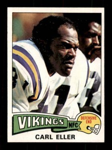 1975 Topps - Carl Eller #290 Minnesota Vikings Vintage Card