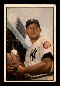 1953 Bowman Color Allie Reynolds #68 Vintage Baseball Card