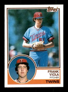 1983 Topps Frank Viola Rookie Card Minnesota Twins