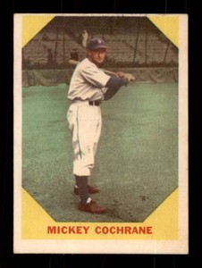1960 Fleer Mickey Cochrane #24 Vintage Baseball Card