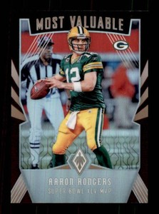 2018 Panini Phoenix - Most Valuable Aaron Rodgers #5 Red Serial #d 299 Green Bay Packers