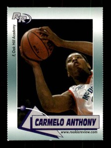 Carmelo Anthony Rookie Review Card NBA Legend
