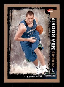 2008 Fleer NBA Rookie Kevin Love Rookie Card