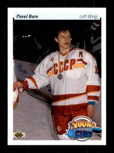 1990-91 Upper Deck Pavel Bure Young Guns Rookie Card