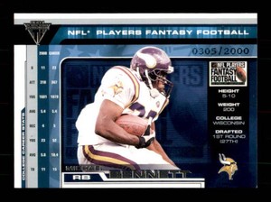 2001 Pacific Private Stock Titanium - Nfl Players Fantasy Football Michael Bennett 2000 (RC)