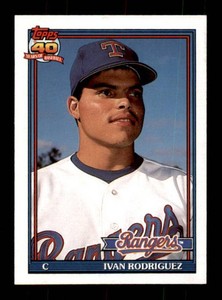 1991 Topps Traded - Ivan Rodriguez #101T (RC) Rookie Card