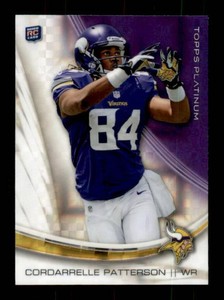 2013 Topps Platinum - Cordarrelle Patterson #143 X-Fractor (RC) Rookie Card