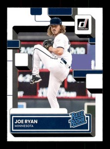 2022 Panini Donruss Rated Rookie Joe Ryan Rookie Card