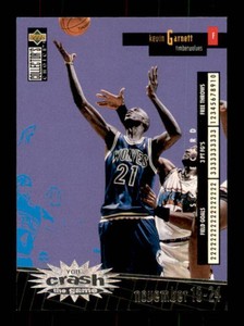 1996-97 Upper Deck Collectors Choice - Redemption You Crash the Game Series 1 Kevin Garnett #C16 Silver January 13-19