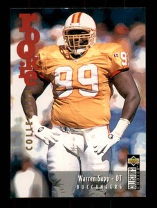 1995 Upper Deck Collectors Choice Update - Warren Sapp #U58 (RC) Rookie Card