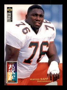 1995 Upper Deck Collectors Choice - 1995 Rookie Class Warren Sapp #12 (RC) Rookie Card