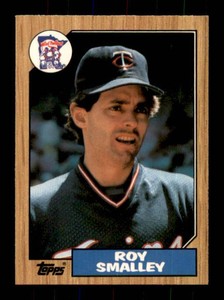 1987 Topps Tiffany Rare Glossy Version - Roy Smalley Jr. #744