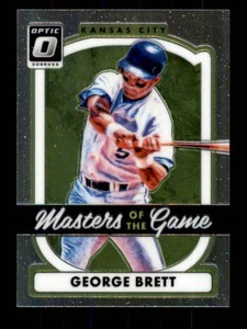 2017 Donruss Optic George Brett Masters of the Game Insert Card