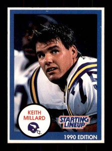 1990 Starting Lineup Keith Millard Card Minnesota Vikings
