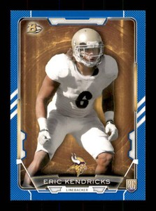 2015 Bowman Eric Kendricks Rookie Card Blue Parallel Serial #d 499