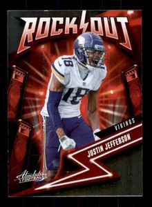 2023 Panini Absolute - Rock Out Justin Jefferson #2 Insert Card