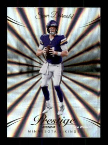 2024 Panini Prestige - Sam Darnold #191 Xtra Points Sunburst