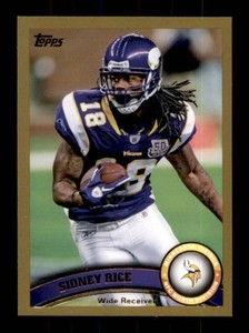 2011 Topps - Sidney Rice #315 Gold Parallel Serial #d 2011