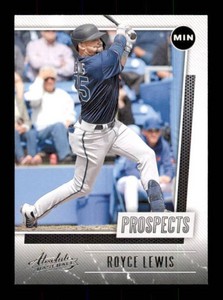 2021 Panini Absolute - Prospects Royce Lewis #P-5 Green (RC) Rookie Card