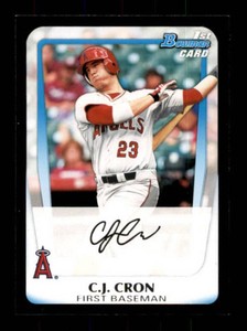 1st Bowman Rookie Card C.J. Cron Former Minnesota Twin