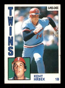 1984 O-Pee-Chee - Kent Hrbek #345 2nd Year Card Harder to Find Canadian Version