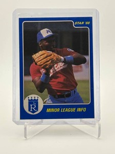 1984 Star Bo Jackson Minor League Kansas City Royals Card (Pre-Rookie Card) MLB and NFL Legend