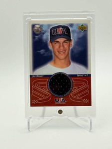 2002 Upper Deck Sweet Spot USA Memorabilia Jersey Card Joe Mauer Hall of Famer