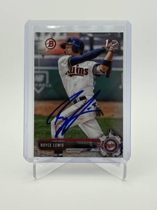 2017 Bowman 1st Bowman Rookie Card Royce Lewis On-Card Autograph Minnesota Twins