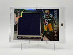 2018 Panini Spectra Football Monumental Game Used Jersey Card Jumbo Patch Marquez Valdes-Scantling Low Serial #d 29199