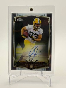 2014 Topps Chrome Jeff Janis Rookie Card Autograph Green Bay Packers