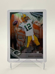 2018 Panini Phoenix Football Aaron Rodgers Parallel Card Serial #d 5699 Green Bay Packers