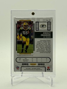 2022 Panini Contenders Kingsley Enagbare Rookie Autograph Card Green Bay Packers