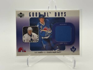 2002-03 Upper Deck - Good Ol Days Mats Sundin #GO-MS (MEM)