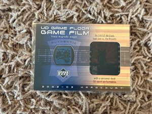 Upper Deck UD Game Floor Game Film Tracy McGrady Authentic Card