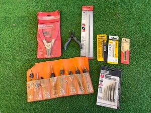 Mixed Lot Tools - Screw Extractors, Snap Ring Pliers, Drill Bits