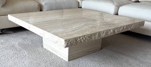 LR - Stone International Italian Marble Coffee Table