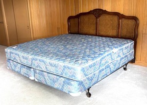 LBR - Vintage King Cane Bed Frame