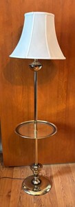 BR3 - Vintage Brass Lamp Table