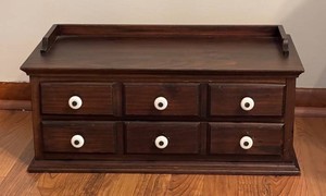 BR3 - Vintage Wooden Dresser Box