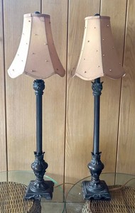 LBR - Pair of Table Lamps 31 in Tall
